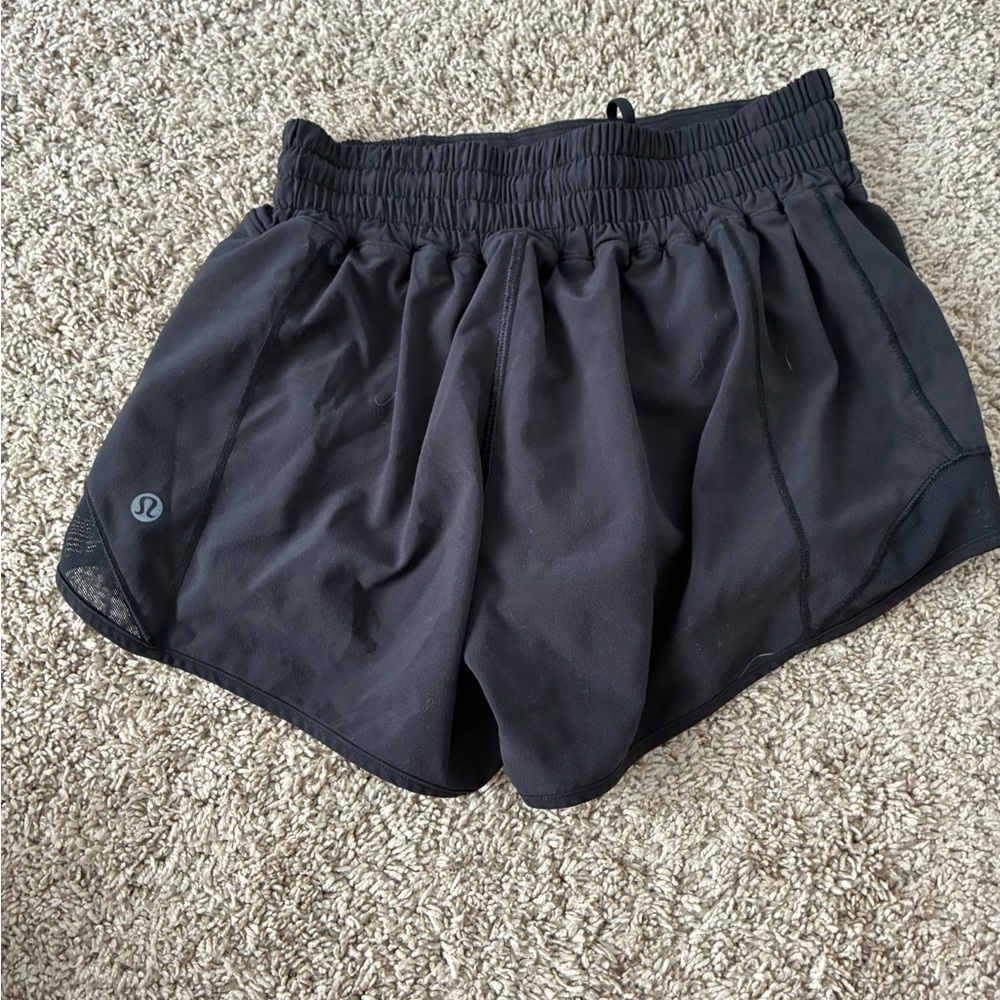Black Lululemon size two hotty hots